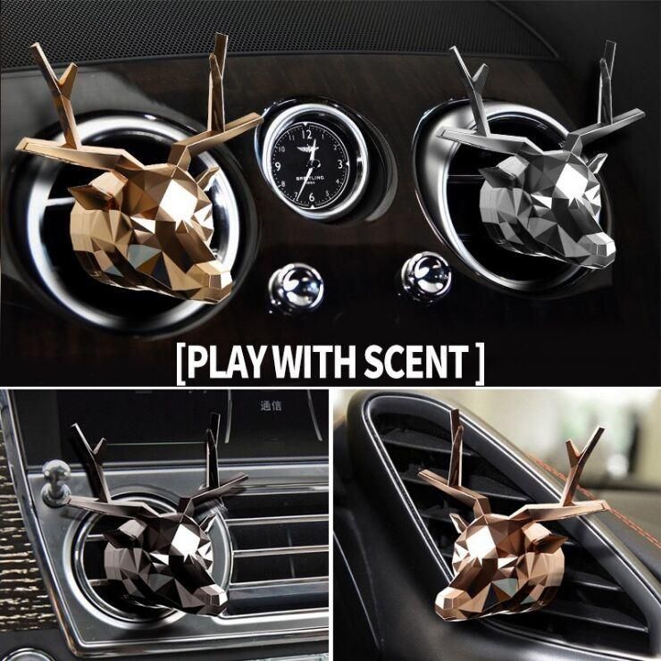 Bull Shaped Car Freshener Fragrance Perfume Accessories Interior Decoration Gift Set