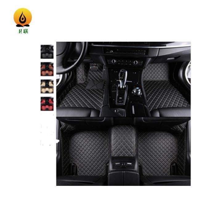 Customized 3D 5D Three-Dimensional Cutting Car Mat Full Wrapped High Quality Faux Leather Car Floor Mat