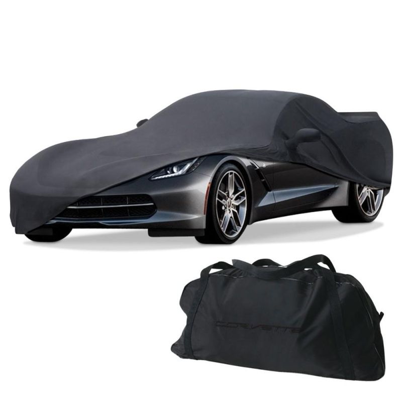 4 Way Stretchable Material Elastic Car Exhibition Protection Dust Proof Spandex Nonwoven Indoor Car Covers