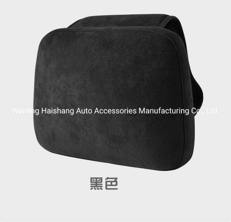 Foam Car Seat Cushion Artificial Suede Pillow