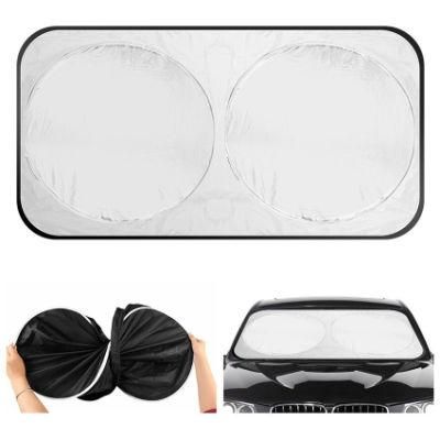 Nylon Polyester Silver Promotion Gift Car Sunshade