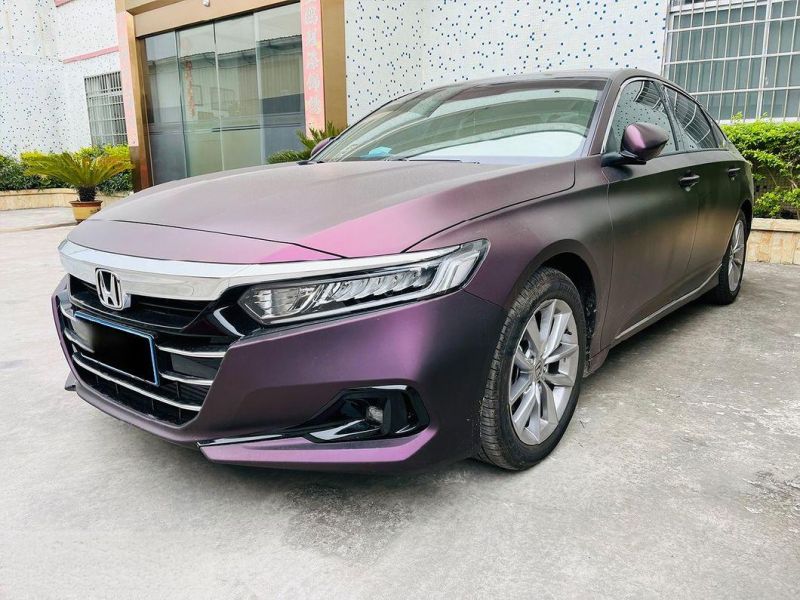 Ultra Matte Purple Flow Vinyl Wrap for Car Wrap Styling Film