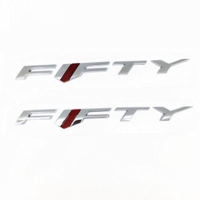 Fifty Anniversary Chevrolet Silverado Chevy Camaro Emblem Fender Badge Decal Sticker Logo Car Accessories Car Parts Gmc Sierra Decoration