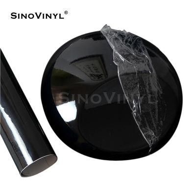 SINOVINYL 150Microns 3 Layers Super Glossy Black Car Panoramic Sunroof Vinyl Film