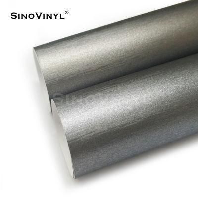 SINOVINYL High Quality Recoverable Electro Metallic Brushed Color Change Wrapping Film