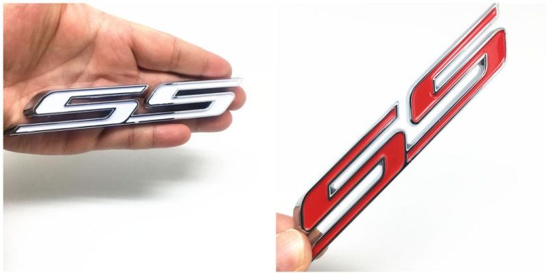 Ss Car Side Emblem Chevrolet Silverado Chevy Camaro Emblem Fender Badge Decal Sticker Logo Car Accessories Car Parts Gmc Sierra Decoration Emblem