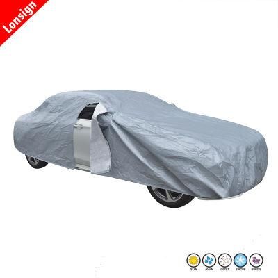 Aluminum Film PEVA Waterproof Anti-UV Protection Car Cover