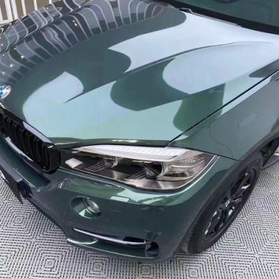 Tsautop 1.52*18m Gotland Green Super Glossy Metallic Vinyl Car Wrap PVC Sticker