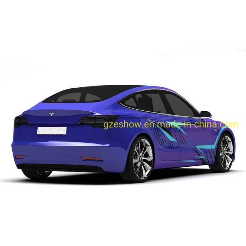 Deep Sea Blue Film Car Sticker for Car Decoration