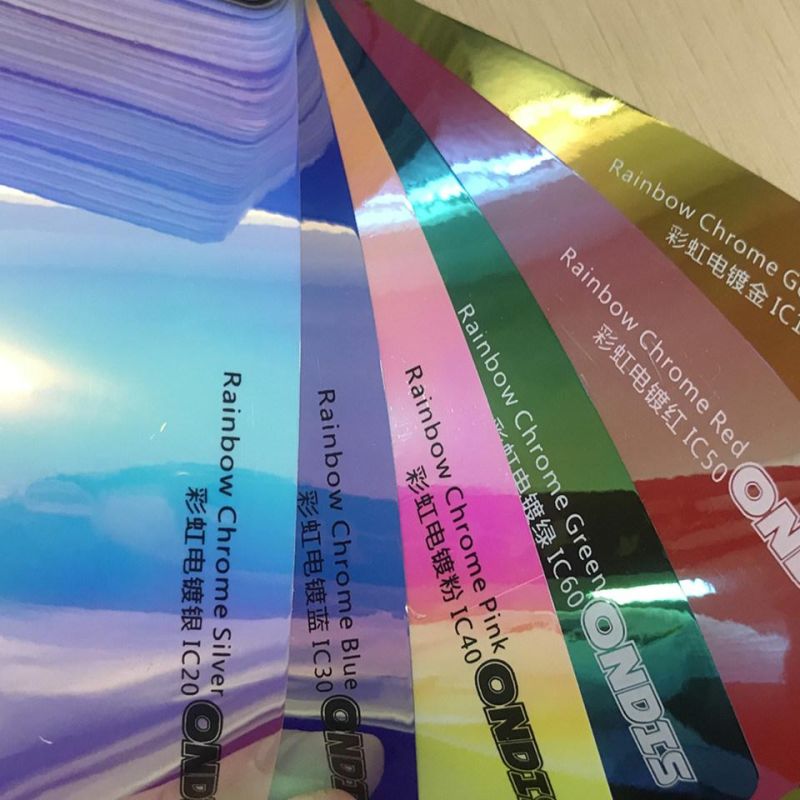 Holographic Rainbow Mirror Chrome Vinyl Chameleon Film