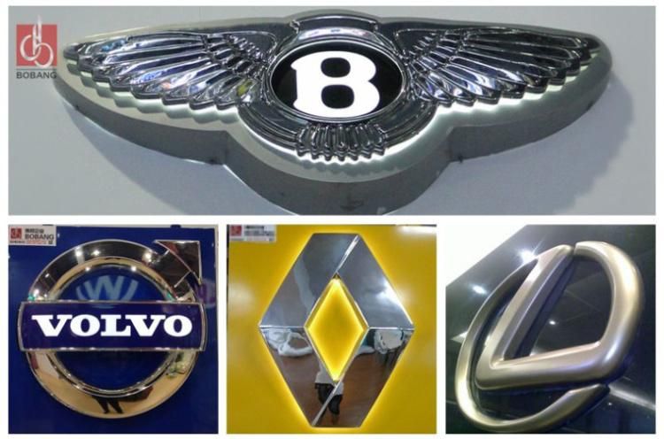 Professional Custom Made 3D LED Car Logo for Advertising