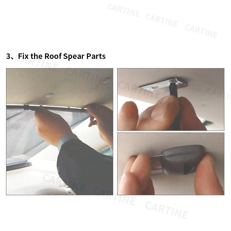 Handle by Hand Car Curtain Sunshade/Car Automatic Sun Shade