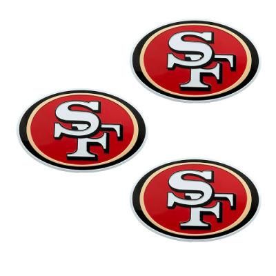 Customized NFL San Francisco 49ers Refrigerator Stickers, Decorative Stickers, Aluminum Alloy Car Stickers