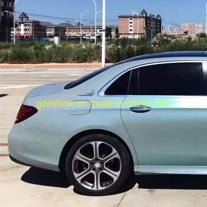 Diamond Blue Gray Vinyl Wrap Film Magic Dreamy Car Stickers