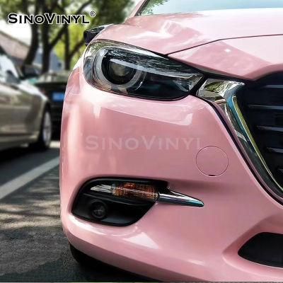 SINOVINYL Super Air Bubble Free Super Stretchable Super Gloss Self-adhesive PVC Film Car Body Wrapping Vinyl Roll