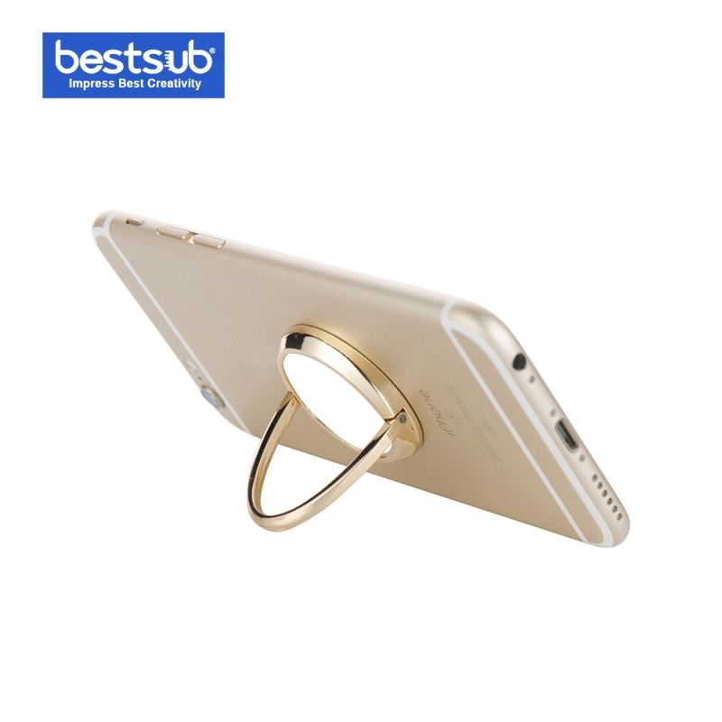 Sublimation Rotating Mobile Phone Ring Holder (Gold)