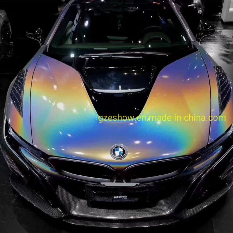 Rainbow Gray Laser Car Vinyl Wrap Film Sticker