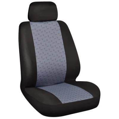 Classic Polyester Car Seat Covers in Black Breathable