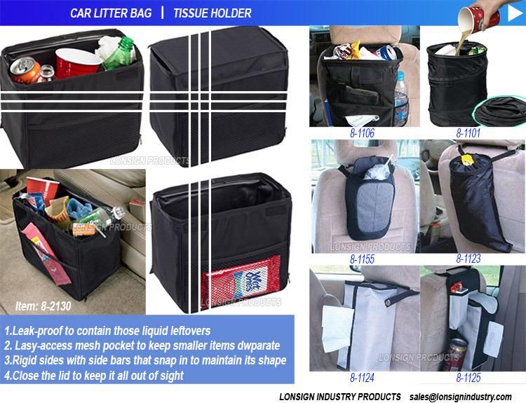 Multi Compartment Car Trunk Organzier