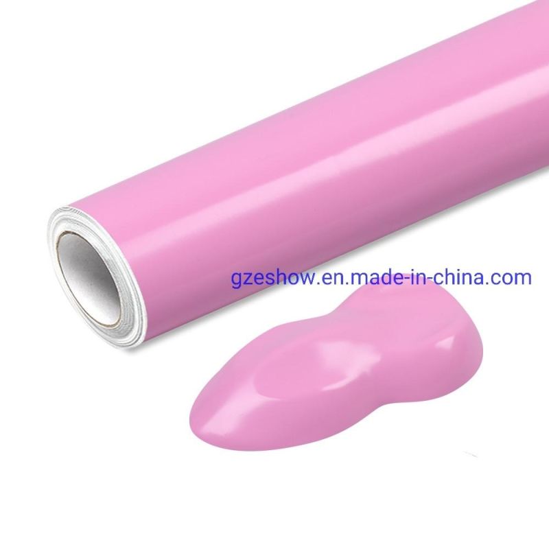 Glossy Ceramic Pink Wrap Vinyl Film Car