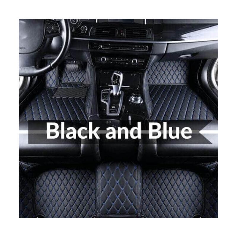 Universal 4PCS/Set Classic Design Anti-Slip PVC Rubber Car Mat