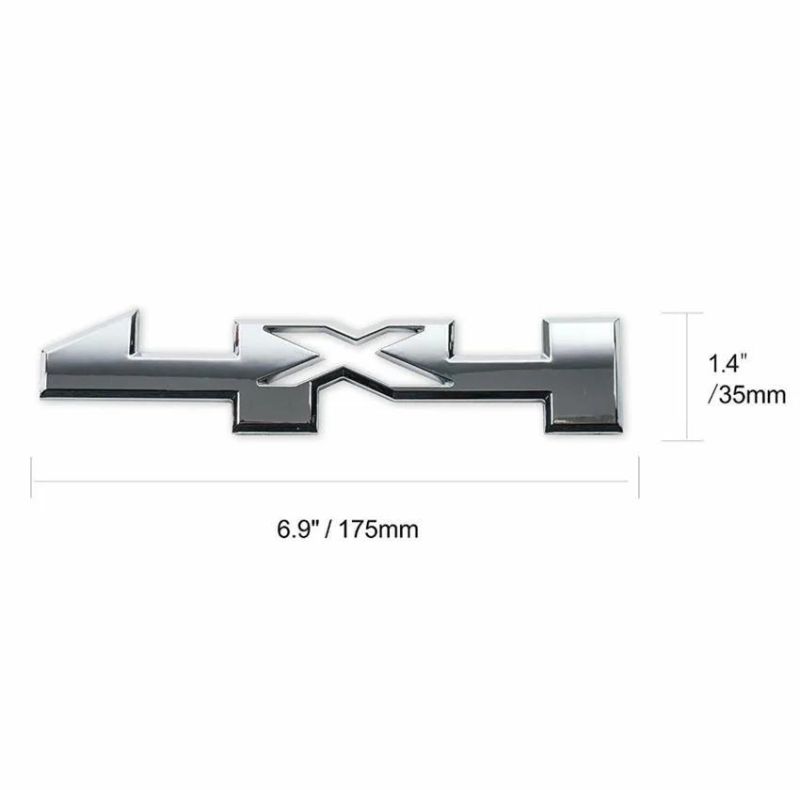 All Terrain 3D Emblem Badge Door Tailgate Gmc Sierra Decal Sticker Logo Car Accessories Car Parts Decoration ABS Plastic Fender Nameplate Emblem