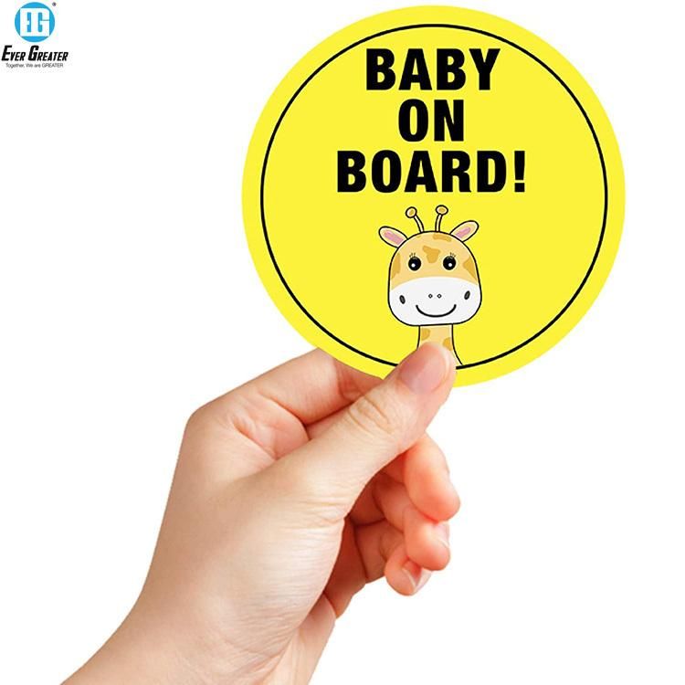 Punk Anime Baby on Board Sticker