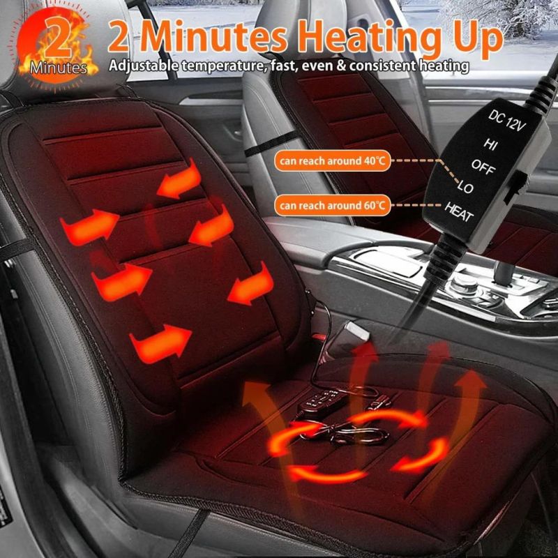 12V Heated Seat Cover for Auto Front Seat