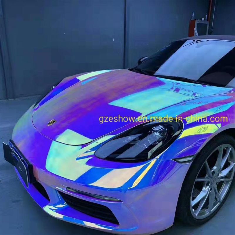 E-Show Glossy Rainbow Vinyl Wrap Film Car Sticker