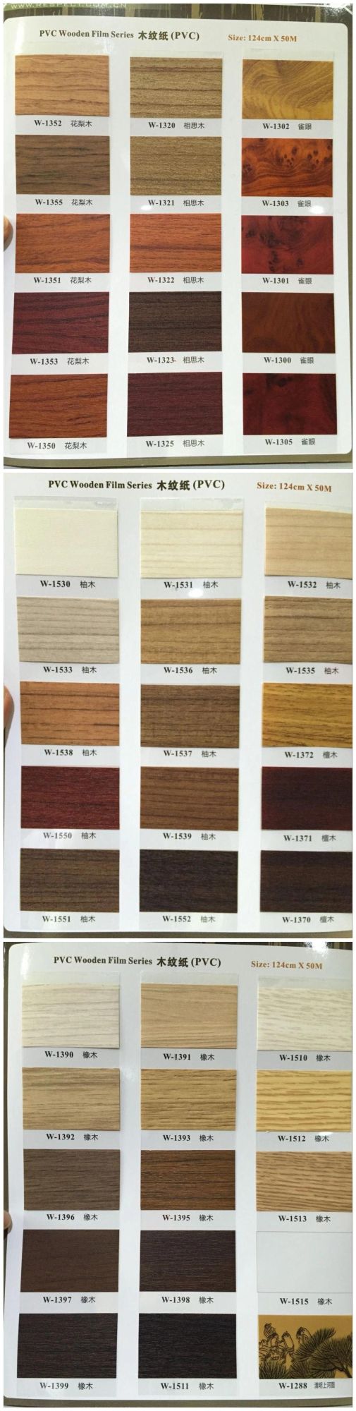 Furniture Decoration Wrapping Wooden Grain for Car Wrap Vinyl Paper Rolls