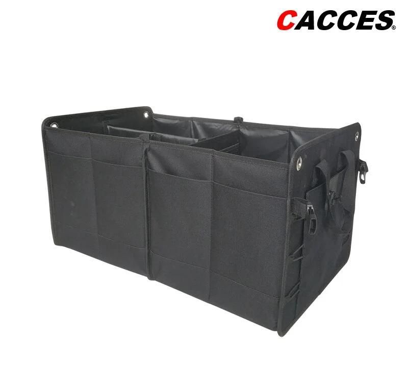 Cacces Car Storage Box Car Trunk Organiser Trunk Organiser Car Boot Organizer Collapsible Trunk Storage Organiser Portable Cargo Organiser Multi Compartments