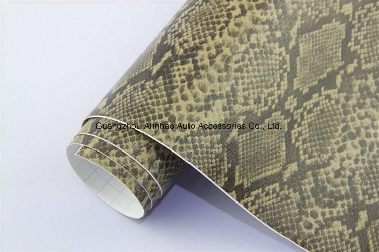 Hot Sale Python Skin Vinyl Wrap Film for Car