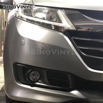 SINOVINYL Air Bubble Free Brushed Elector Car Wrap Vinyl Bubble Free Car Sticker Casting Vinyl