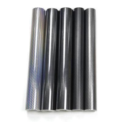 Carbon Fiber China Manufacturer Factory 5D 4D Carbon Fiber Wraps Hot Sale Self Adhesive Car Wrap Vinyl Foil