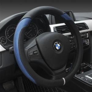 Non-Skid and Durable Leather Steering Wheel Cover