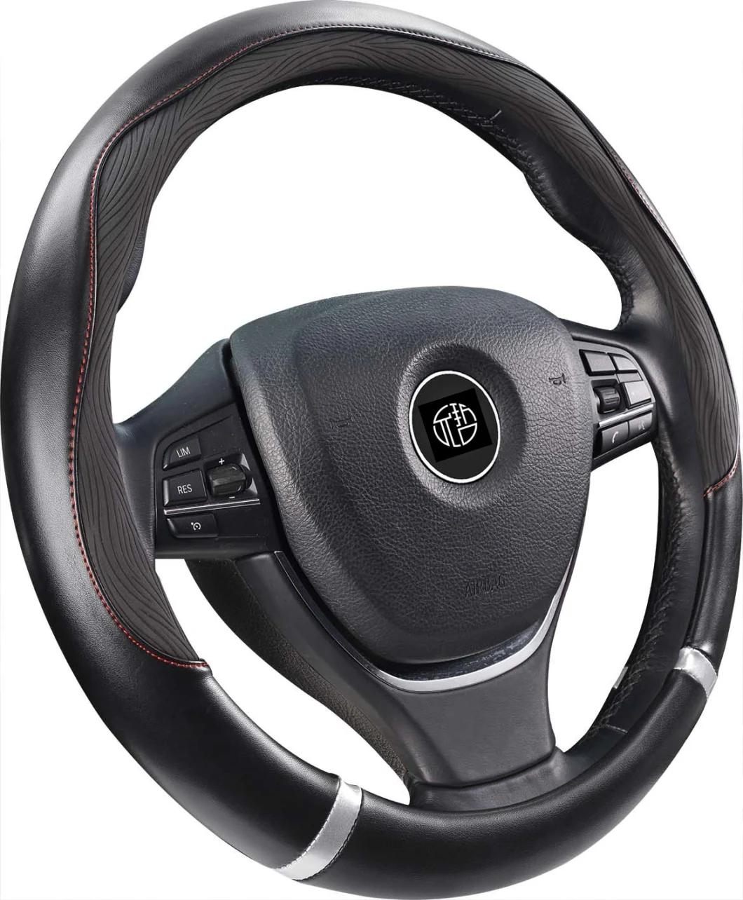 Walmart Hot Selling Item Splicing Faux Leather Wheel Covers for Car