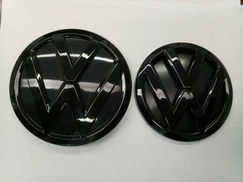 Car Logo Front Grille Badge Rear Emblem For VW Polo 6C