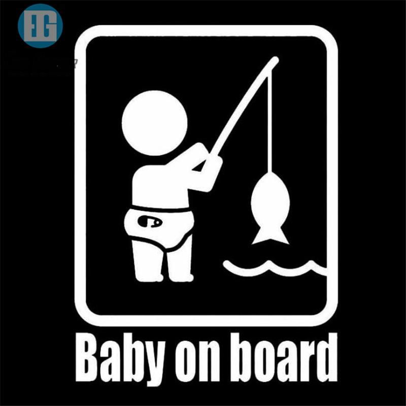 Funny Car SUV Window Safety Warning Sign Car Vinyl Sticker Custom Baby on Board Car Sticker