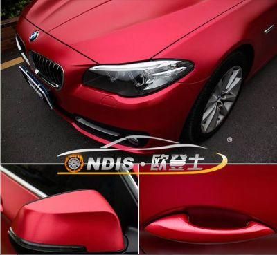 Ondis New Product 1.52 X 18m Electric Satin Chrome Car Vinils