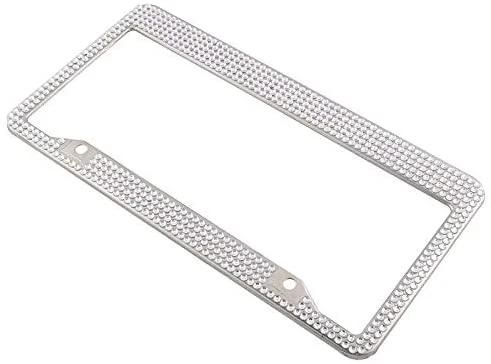 Hot Seller Bling Crystal License Plate Frame Cover for Women