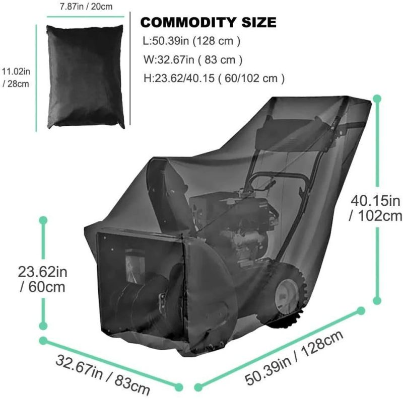 Polyester Waterproof Garden Storage Snow Blower Car Cover