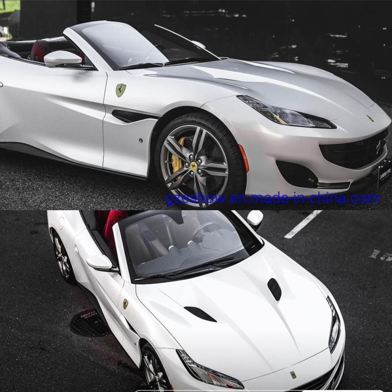 Glossy Color White Car Wrapping Car Decoration