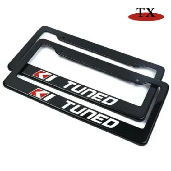 Customized Personality European And American License Plate Frame Plastic Metal