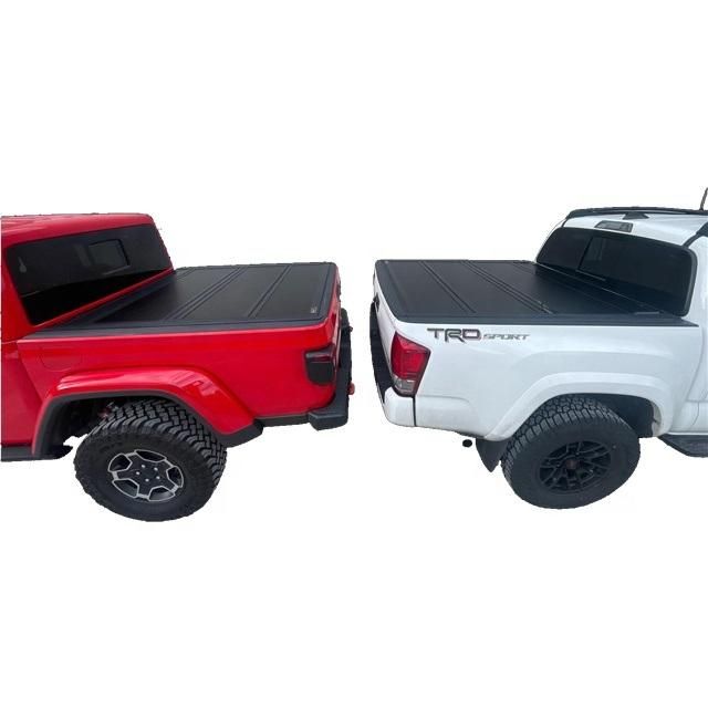 USA Patent Hard Tri Fold Tonneau Truck Bed Cover for 2019-2020 Gmc Sierra Chevy Silverado 5.8" FT Short Bed