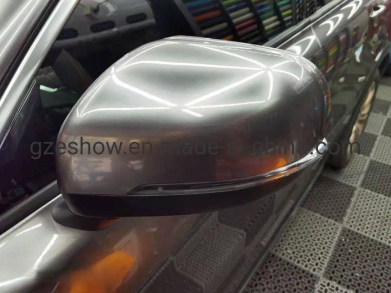 Glossy Metallic Dark Gray Car Sticker Car Film Protector