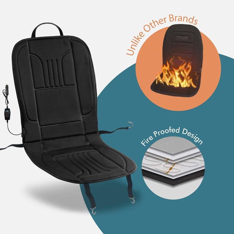 12V Car Heated Seat Cover Cushion Hot Warmer