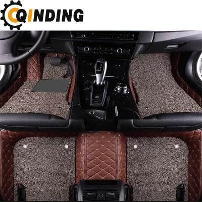 Customized 3D 5D Three-Dimensional Cutting Car Mat Full Wrapped High Quality Faux Leather Car Floor Mat