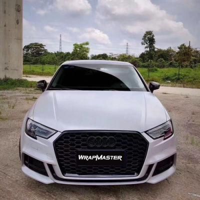 Tsautop 1.52*18m White Matte Ceramic Auto Body PVC Sticker Car Wrap