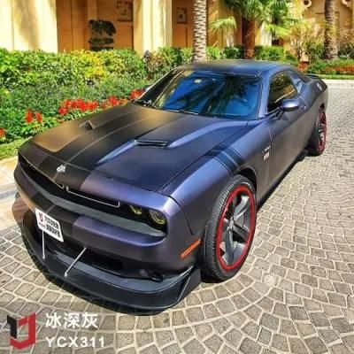 Factory Price 1.52*18m New Style Chrome Matte Car Wrap Vinyl