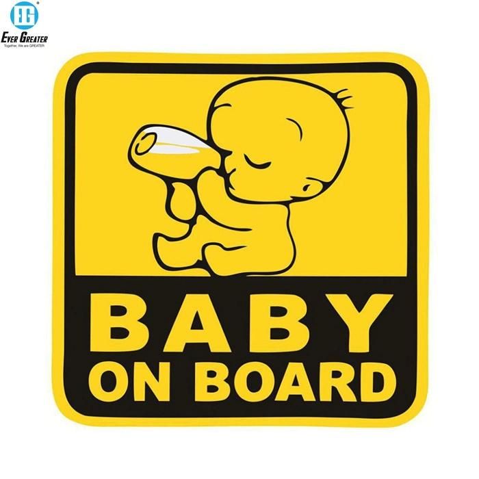 Punk Baby on Board Personalised Sticker